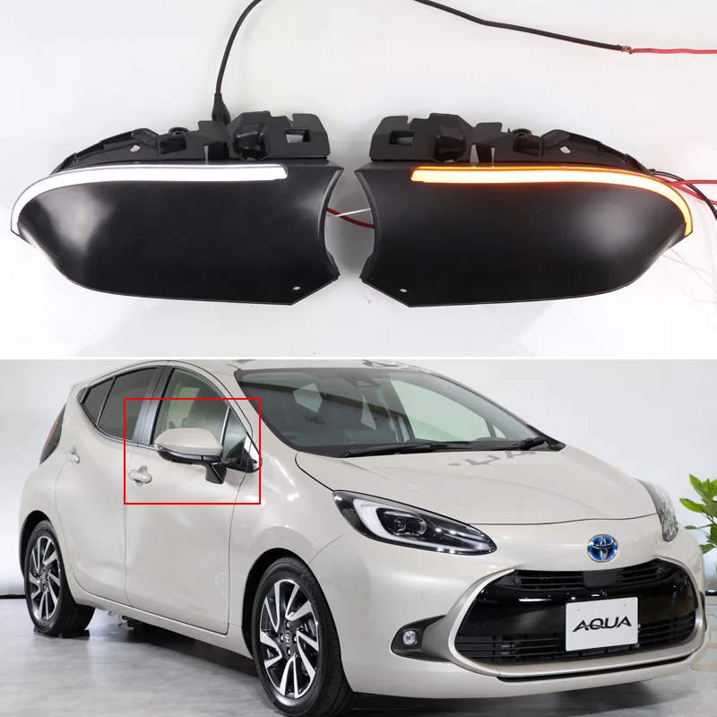 LED Turn Signal Side Wing Rearview Mirror Indicator Sequential Blinker Lamp DRL For Toyota AQUA 2021 2022
LED Turn Signal Side Wing Rearview Mirror Indicator Sequential Blinker Lamp DRL For Toyota AQUA 2021 2022