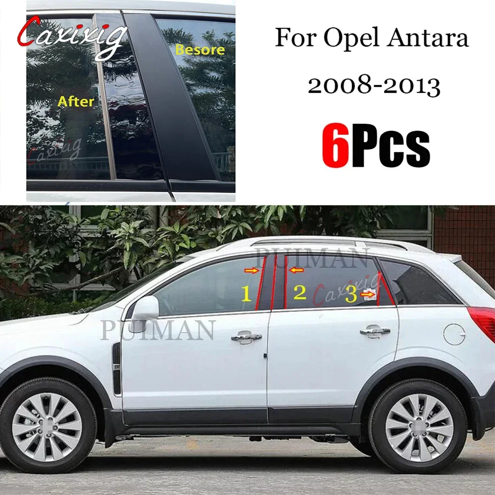 New Hot 6PCS Polished Pillar Posts Fit For Opel Antara 2008 - 2013 Window Trim Cover BC Column Sticker
New Hot 6PCS Polished Pillar Posts Fit For Opel Antara 2008 - 2013 Window Trim Cover BC Column Sticker