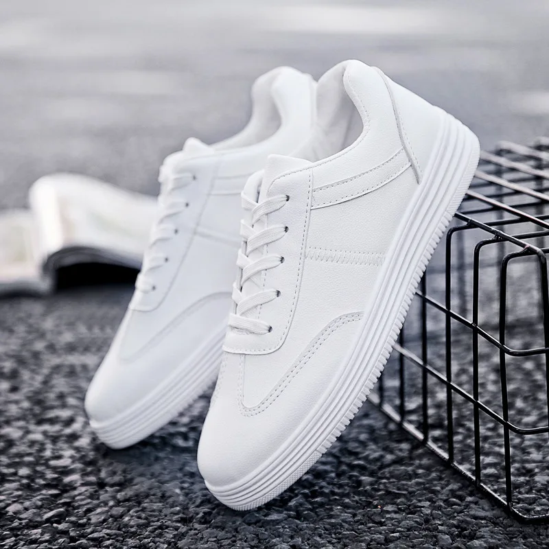 Men's White Shoes Lace Up Casual Sneakers Summer Men Breathable Board Shoes Soft Mens Vulcanized Shoes Outdoor Walking Sneakers
Men's White Shoes Lace Up Casual Sneakers Summer Men Breathable Board Shoes Soft Mens Vulcanized Shoes Outdoor Walking Sneakers