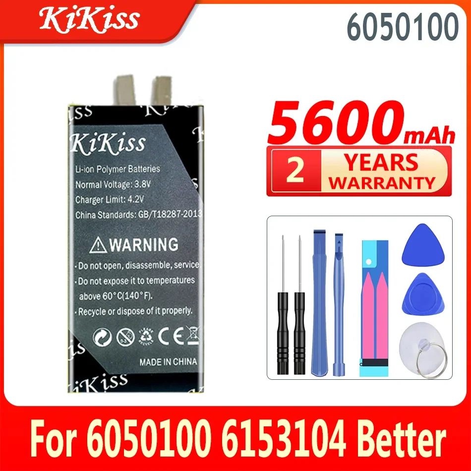 

Аккумулятор KiKiss емкостью 5600 мАч для 6050100, 6153104, лучше, чем 6252103 PSP, изменение емкости аккумулятора