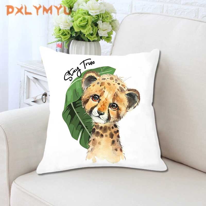 Tiger Lion Cushion Cover Car Sofa Home Decor Pillow Case Polyester Throw Pillow Cases Home Decoration Pillowcase Funda Cojin
Tiger Lion Cushion Cover Car Sofa Home Decor Pillow Case Polyester Throw Pillow Cases Home Decoration Pillowcase Funda Cojin