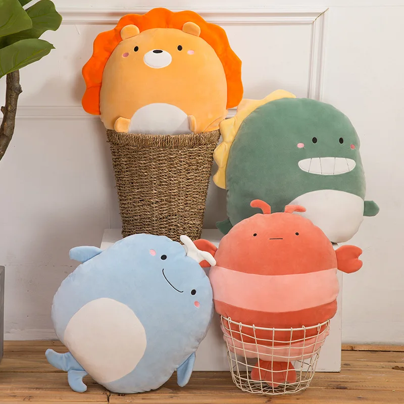 Plush Pillows New Creative Hand Warm Animal Pillow Stuffed Cartoon Cushion Cute Dinosaur Warm Hand Covering Christmas Gift
Plush Pillows New Creative Hand Warm Animal Pillow Stuffed Cartoon Cushion Cute Dinosaur Warm Hand Covering Christmas Gift
