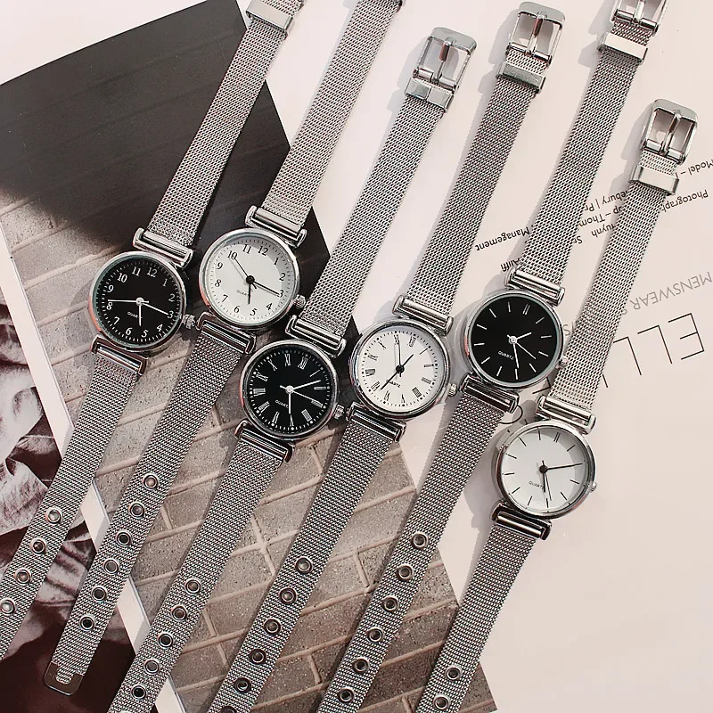 

Fashion Women's Watches Clock Women's Silver Bracelet Watches Small Women Wrist Watch Women Watches Reloj Mujer Relogio Feminino