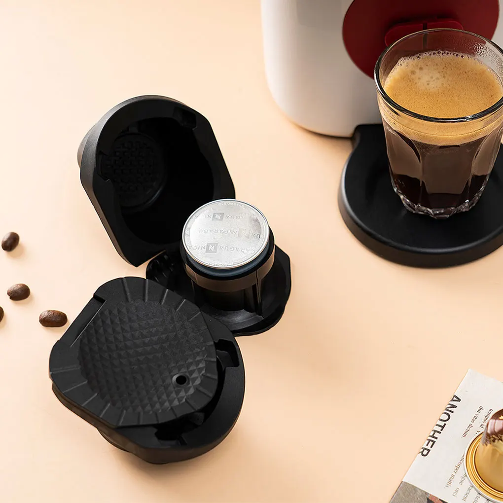 Удобный капсульный адаптер Nespresso для Dolce Gusto, экологически чистый, стильный, термостойкий, прочный
Удобный капсульный адаптер Nespresso для Dolce Gusto, экологически чистый, стильный, термостойкий, прочный