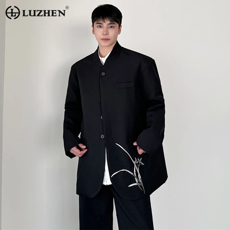 LUZHEN Simple Trendy Elegant Casual Blazer Jacket Men's Embroidery Pattern Chinese New Suit Coat 2023 Autumn Stylish Tops 026c9d
LUZHEN Simple Trendy Elegant Casual Blazer Jacket Men's Embroidery Pattern Chinese New Suit Coat 2023 Autumn Stylish Tops 026c9d