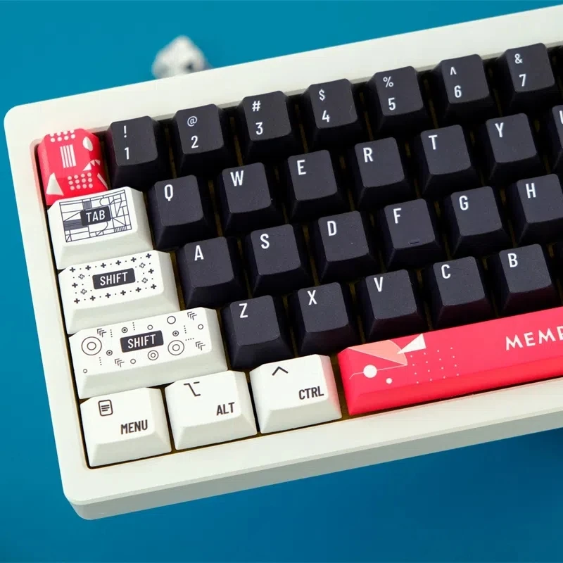 GMK Memphis Keycap 129 Key English Cherry Profile PBT Dye Sublimation Mechanical Keyboard Keycap For MX Switch With 1.75U Shift
GMK Memphis Keycap 129 Key English Cherry Profile PBT Dye Sublimation Mechanical Keyboard Keycap For MX Switch With 1.75U Shift