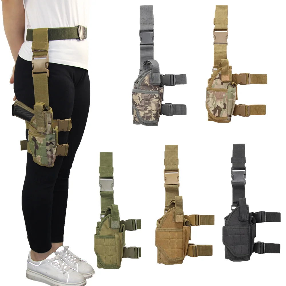 2023 Airsoft Puttee Thigh Leg Gun Holster Pouch for Glock 17 18 19 21 USP Compact 1911 PPK PP P226 P2022 Breetta M9 M92
2023 Airsoft Puttee Thigh Leg Gun Holster Pouch for Glock 17 18 19 21 USP Compact 1911 PPK PP P226 P2022 Breetta M9 M92