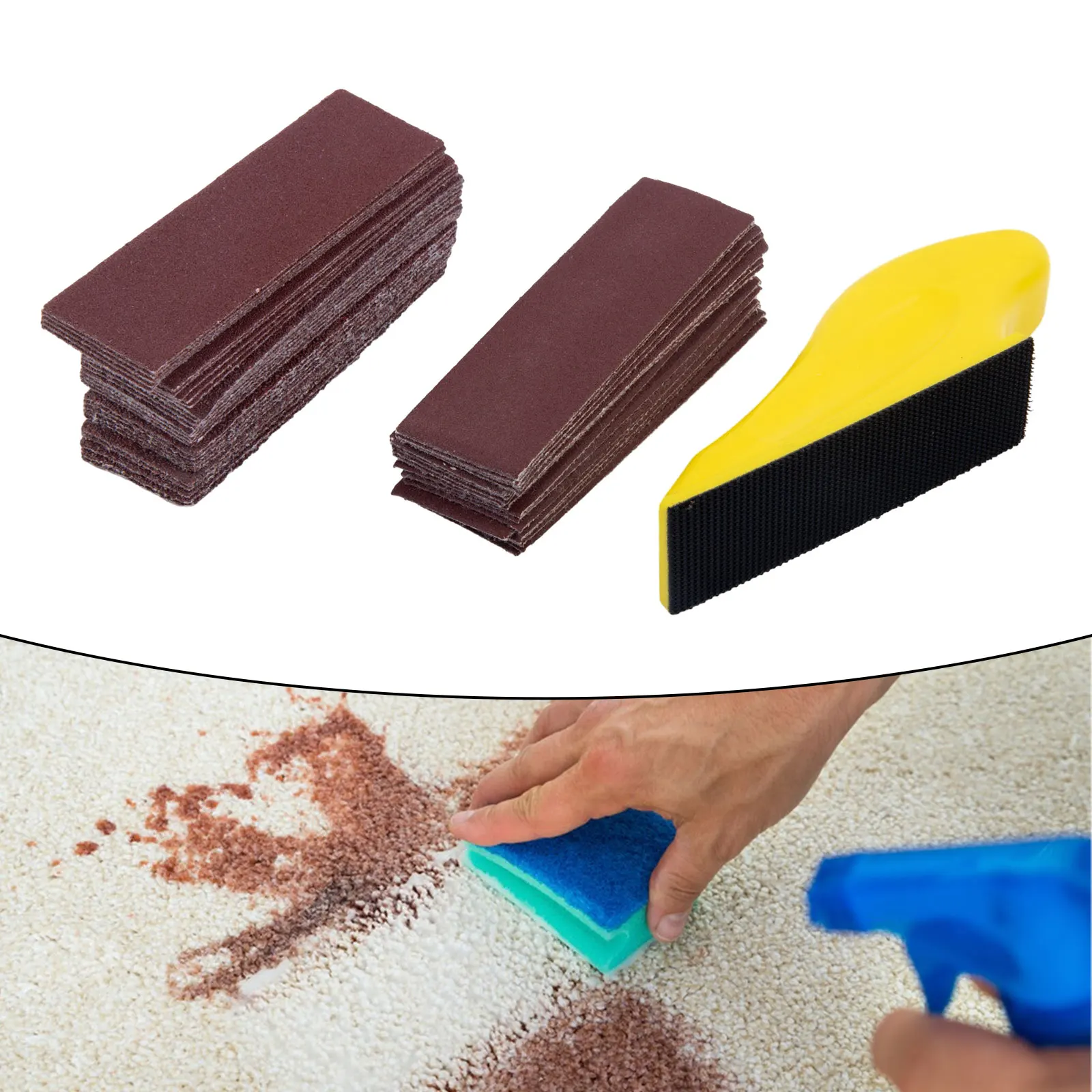 51Pcs 3.5 X 1Inch Detail Sander Refills Micro Finishing Sander Paper 60-240Grit Wet Dry Sanding Strip Detail Tool With Hand
51Pcs 3.5 X 1Inch Detail Sander Refills Micro Finishing Sander Paper 60-240Grit Wet Dry Sanding Strip Detail Tool With Hand