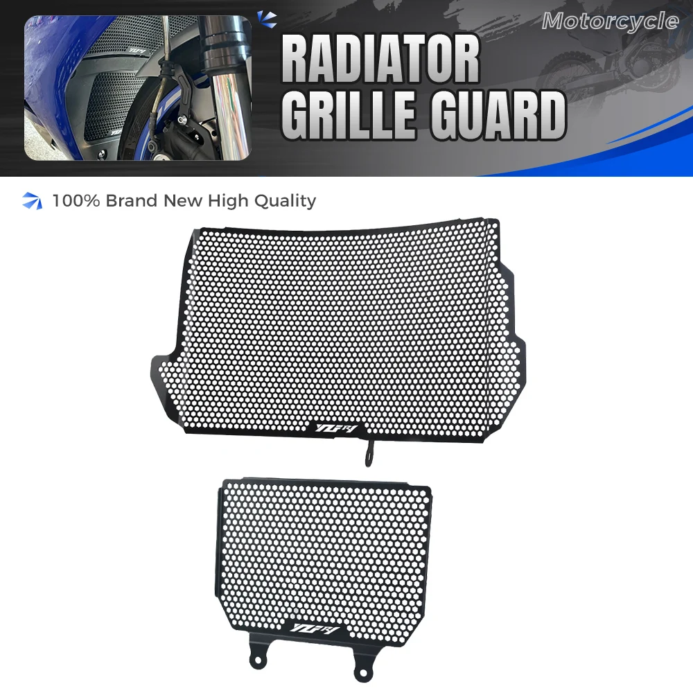 

Radiator Grille Guard Cover And Oil Cooler Guard For Yamaha YZFR1 YZFR1M YZF R1 R1M 2015 2016 2017 2018 2019 2021 2022 2023 2024