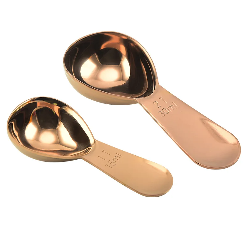 50Pcs 15ML 30ML Rosegold Silver Coffee Scoop Stainless Steel Coffee Scoops Short Handle Tablespoon Measuring Spoons for Coffee
50Pcs 15ML 30ML Rosegold Silver Coffee Scoop Stainless Steel Coffee Scoops Short Handle Tablespoon Measuring Spoons for Coffee