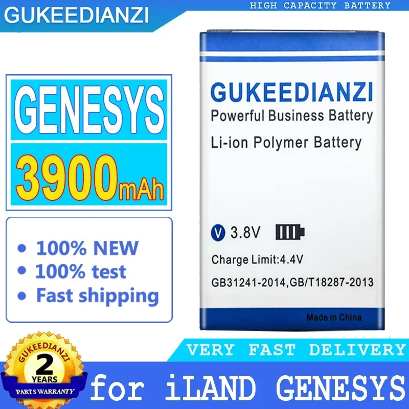 Запасная аккумуляторная батарея 3900 мАч для мобильных телефонов iLAND GENESYS, портативная батарея
Запасная аккумуляторная батарея 3900 мАч для мобильных телефонов iLAND GENESYS, портативная батарея