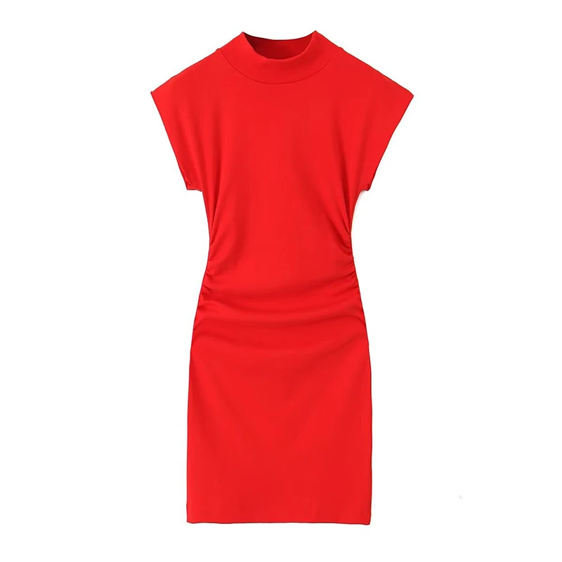 YENKYE Sexy Women Round Neck Short Sleeve Ruching Fitted Mini Dresses Party Vestidos
YENKYE Sexy Women Round Neck Short Sleeve Ruching Fitted Mini Dresses Party Vestidos