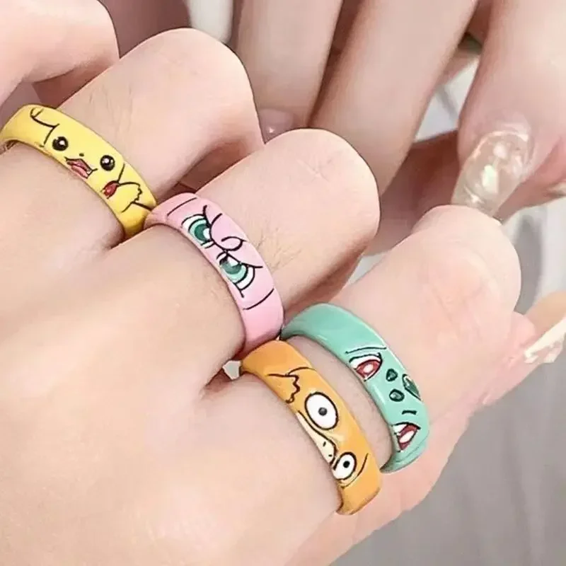 Pokemon Bulbasaur Adjustable Ring Jewelry Cartoon Animation Teen Couple High-Looking Jewelry Fashion Peripheral Birthday Gift
Pokemon Bulbasaur Adjustable Ring Jewelry Cartoon Animation Teen Couple High-Looking Jewelry Fashion Peripheral Birthday Gift