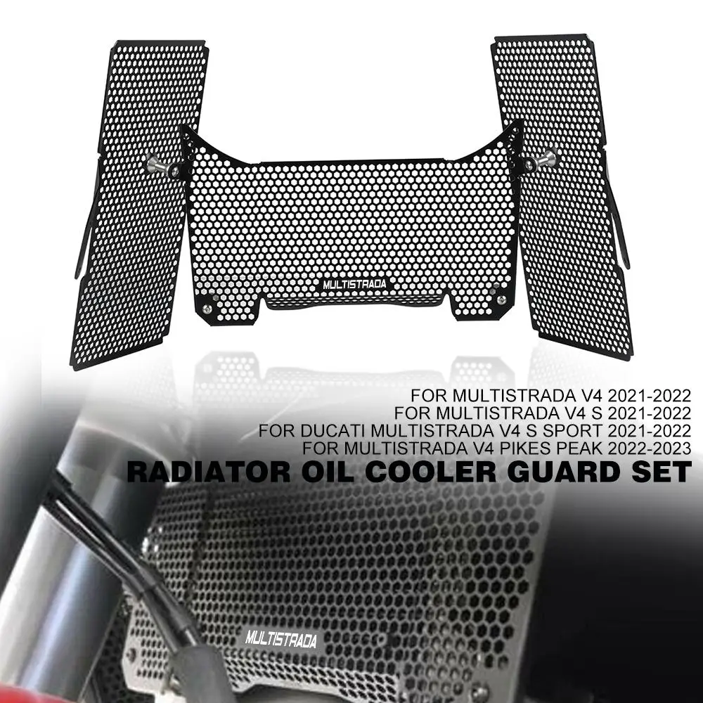 Motorcycle Radiator Protective Cover Grille Grill Guard Protecter For Ducati Multistrada V4 Pikes Peak S Sport 2021 2022 2023
Motorcycle Radiator Protective Cover Grille Grill Guard Protecter For Ducati Multistrada V4 Pikes Peak S Sport 2021 2022 2023