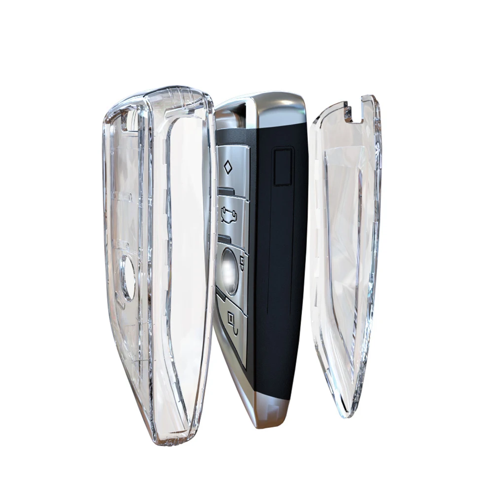 1x Car Key Shell TPU Transparent Key Case Cover Holder Key Fob Case Cover For BMW F20,G20,G30,X1,G05,X6,X7 Auto Accessories
1x Car Key Shell TPU Transparent Key Case Cover Holder Key Fob Case Cover For BMW F20,G20,G30,X1,G05,X6,X7 Auto Accessories