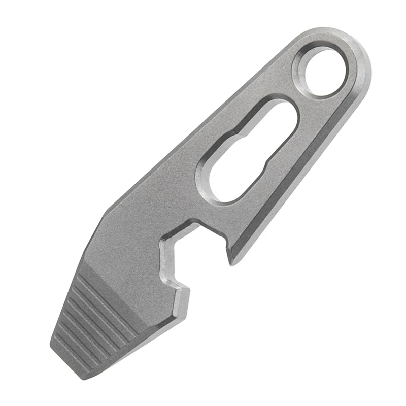 

Crowbar TC4 Titanium Alloy Crowbar Bottle Opener Hexagon Wrench Outdoor Tools Multifunction Camping Gear