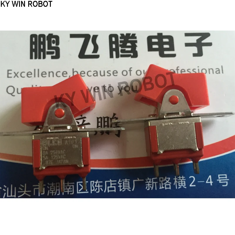 1PCS Imported Japanese rocker switch shaking head switch 3 feet 2 gear button switch 2A250V 5A125V
1PCS Imported Japanese rocker switch shaking head switch 3 feet 2 gear button switch 2A250V 5A125V