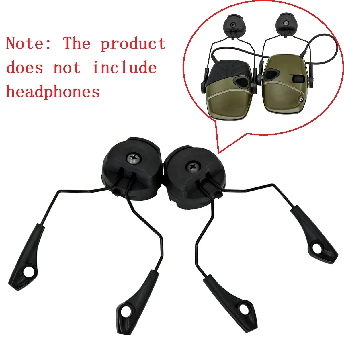 

ARC Rail Adapter for Impact Sports Electronic Shooting Earmuffs Hearing Protection Headphones Anti-Noise Hunt Tactical Headset