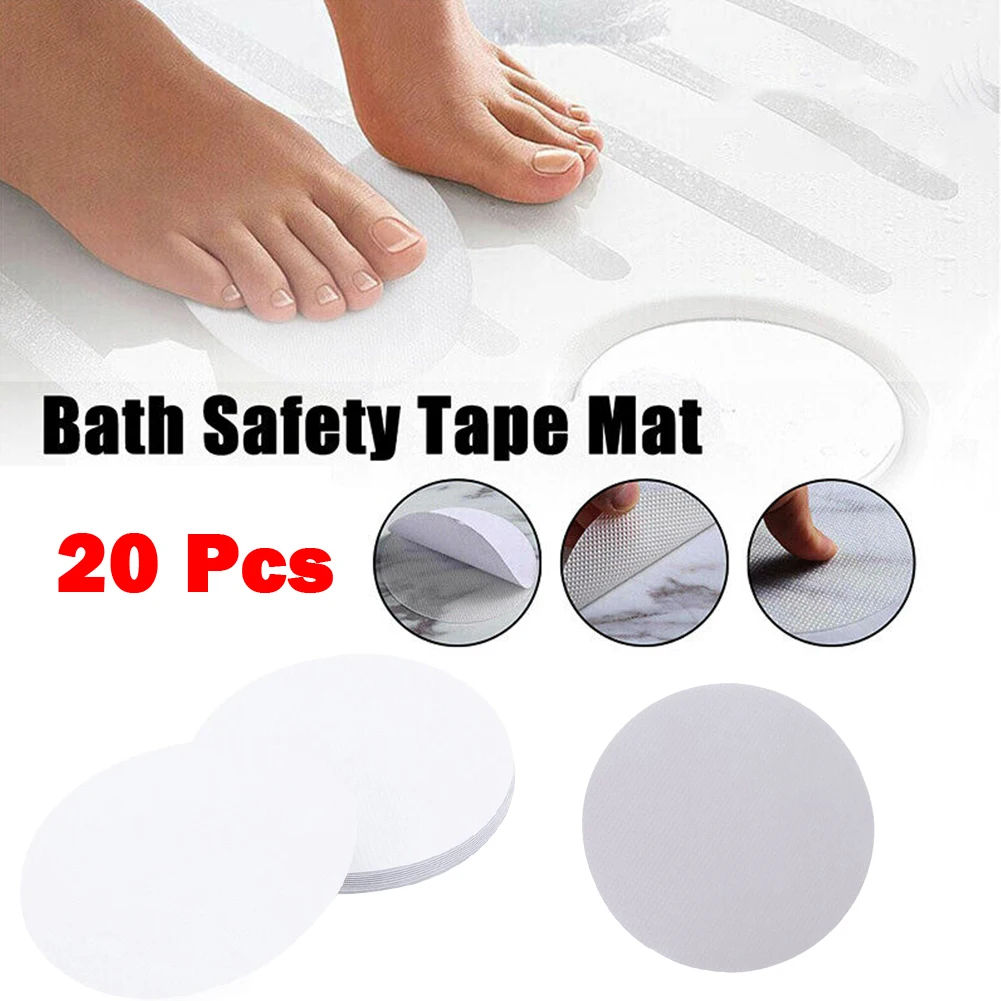 20pcs Anti Slip Strips Stickers Bathroom Shower Stair Bath Safe Non Slip Pads Round Self-Adhesive Bathtub Decals Stickers
20pcs Anti Slip Strips Stickers Bathroom Shower Stair Bath Safe Non Slip Pads Round Self-Adhesive Bathtub Decals Stickers