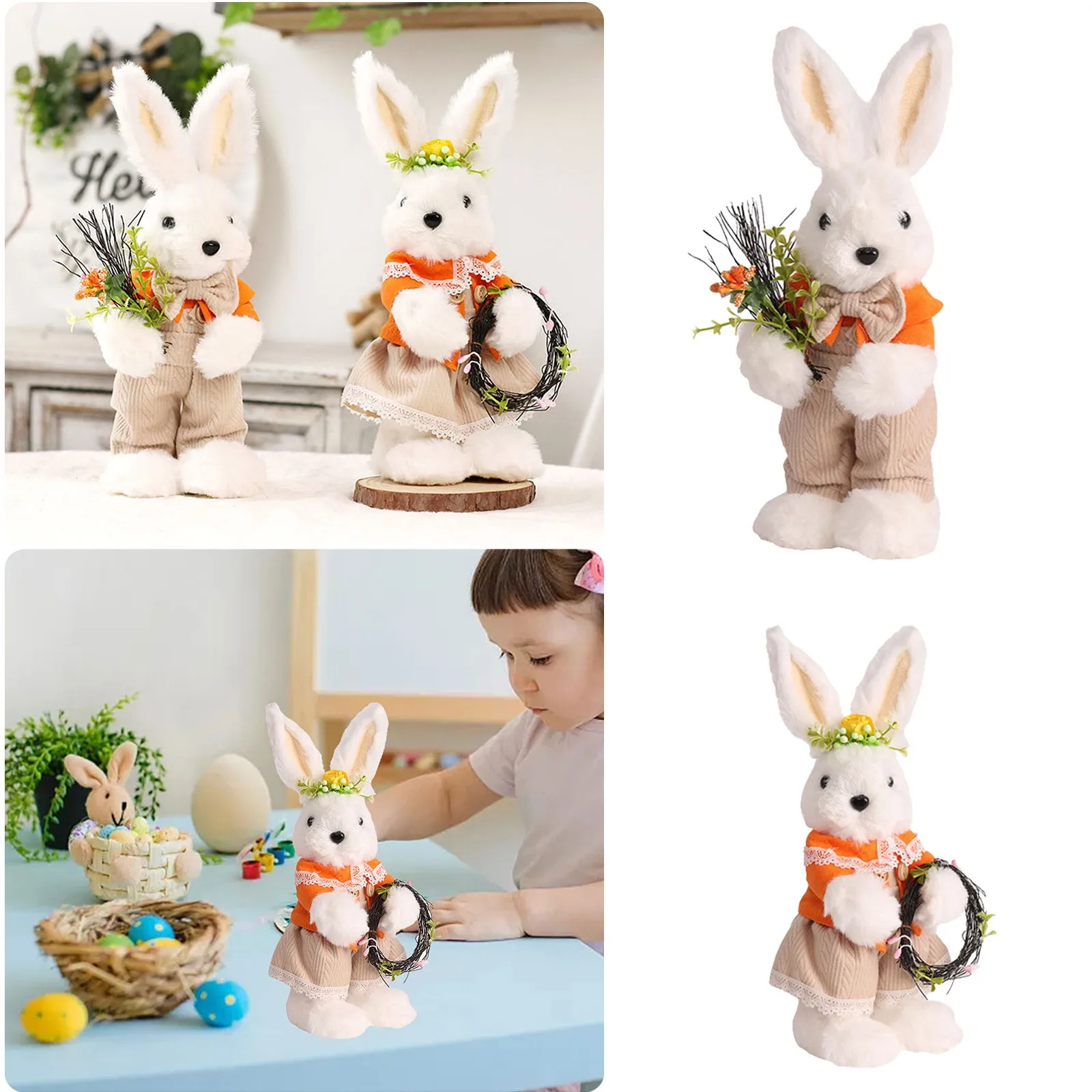 Easter Decorations Cute h Easter Bunny Ornament Doll Home Desktop Decorations For Men And Women Decor Pug Statue for Garden
Easter Decorations Cute h Easter Bunny Ornament Doll Home Desktop Decorations For Men And Women Decor Pug Statue for Garden