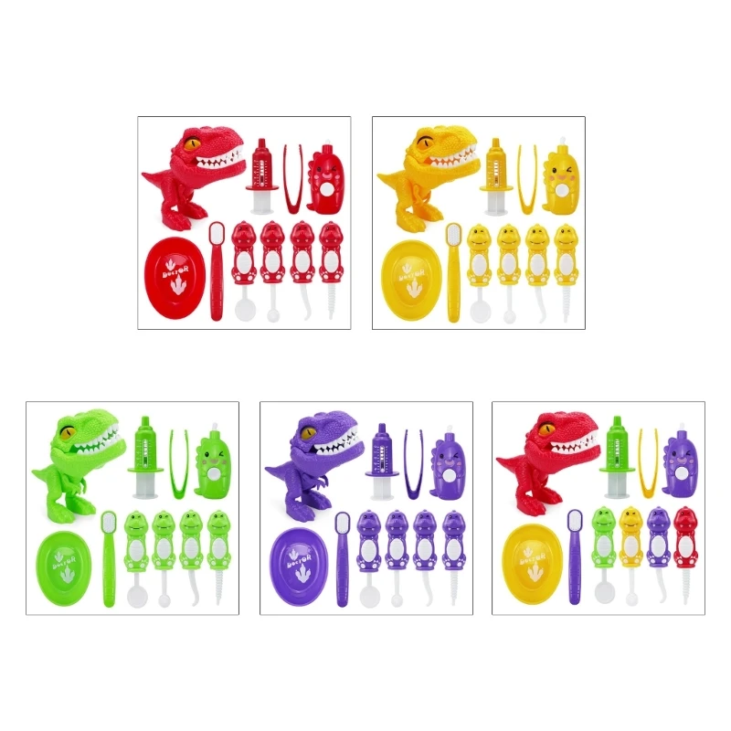 Dinosaur Theme Dentist Medical Pretend Role Play Set for Boys and Girls Dentist Tools and Dental Accessories
Dinosaur Theme Dentist Medical Pretend Role Play Set for Boys and Girls Dentist Tools and Dental Accessories