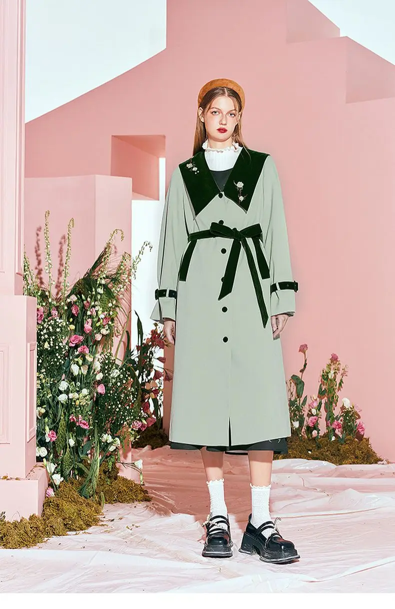 Van Gogh Art Pear Blossom and Wood 2023 Autumn New Retro Embroidery Lapel Strap Waist Windcoat
Van Gogh Art Pear Blossom and Wood 2023 Autumn New Retro Embroidery Lapel Strap Waist Windcoat