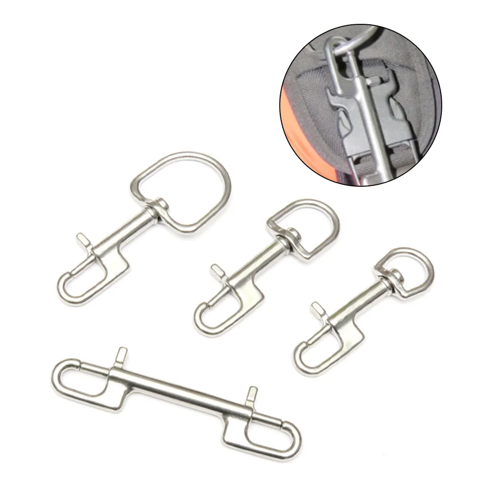 Scuba Diving Stainless Steel Chaim Ring Bolt Snap Hook Clip Swivel Hook BCD Accessories Retractable Reel Sports Equipment Key
Scuba Diving Stainless Steel Chaim Ring Bolt Snap Hook Clip Swivel Hook BCD Accessories Retractable Reel Sports Equipment Key