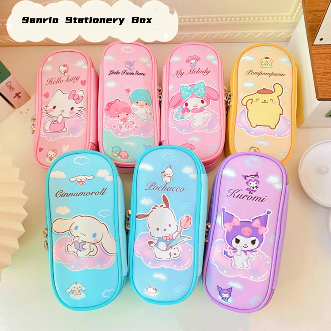 Kawaii Sanrio Pencil Case Hello Kitty Student Zipper Storage Bag Double Zipper Head Makeup Bag Student Stationery Pencil Bag
Kawaii Sanrio Pencil Case Hello Kitty Student Zipper Storage Bag Double Zipper Head Makeup Bag Student Stationery Pencil Bag
