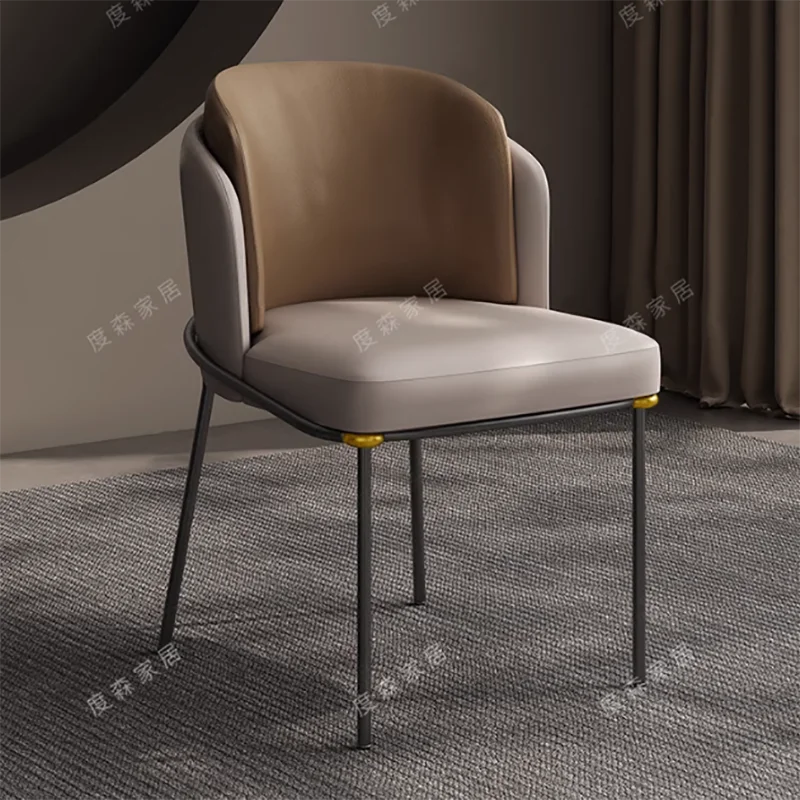 Waterproof European Dining Chair Metal Leather Design Living Room Chair Desk Balcony Luxury Silla Nordica Restaurant Furiture
Waterproof European Dining Chair Metal Leather Design Living Room Chair Desk Balcony Luxury Silla Nordica Restaurant Furiture