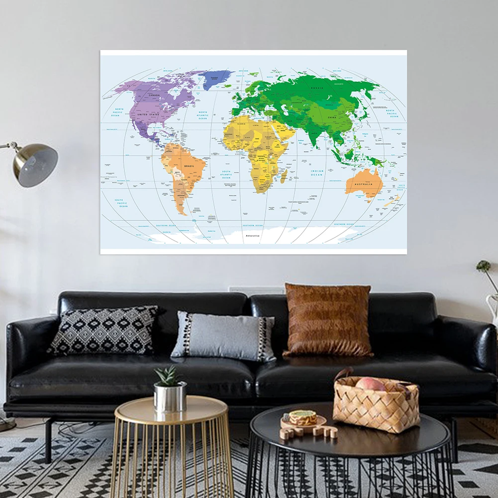 Карта мира 225*150 см, Картина на холсте без рамы, настенный плакат, декоративные принты, офисные и школьные принадлежности, украшение для дома
Карта мира 225*150 см, Картина на холсте без рамы, настенный плакат, декоративные принты, офисные и школьные принадлежности, украшение для дома