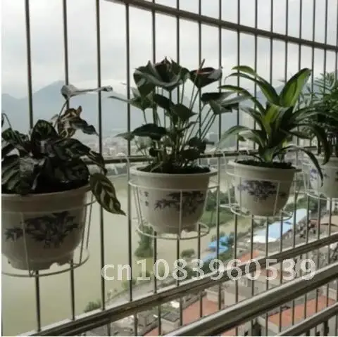 Plant Stand Hanging on Balcony Balcony Stand Flower Pot Round Railing Fence Outdoor Window Iron Bonsai Stand Ornaments Gondolas
Plant Stand Hanging on Balcony Balcony Stand Flower Pot Round Railing Fence Outdoor Window Iron Bonsai Stand Ornaments Gondolas