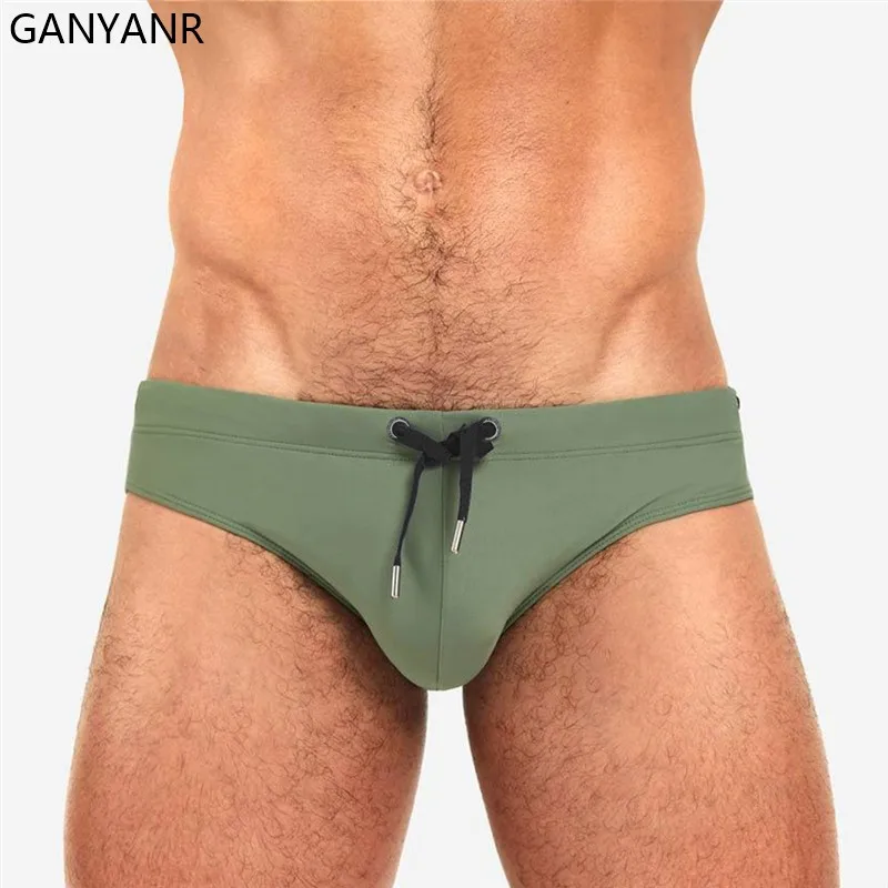 GANYANR Men Swim Briefs Swimsuit Gay Swimwear Shorts Sexy Swimming Trunks Suit Sungas Homens Thong Bikini Boardshorts Pool Beach
GANYANR Men Swim Briefs Swimsuit Gay Swimwear Shorts Sexy Swimming Trunks Suit Sungas Homens Thong Bikini Boardshorts Pool Beach