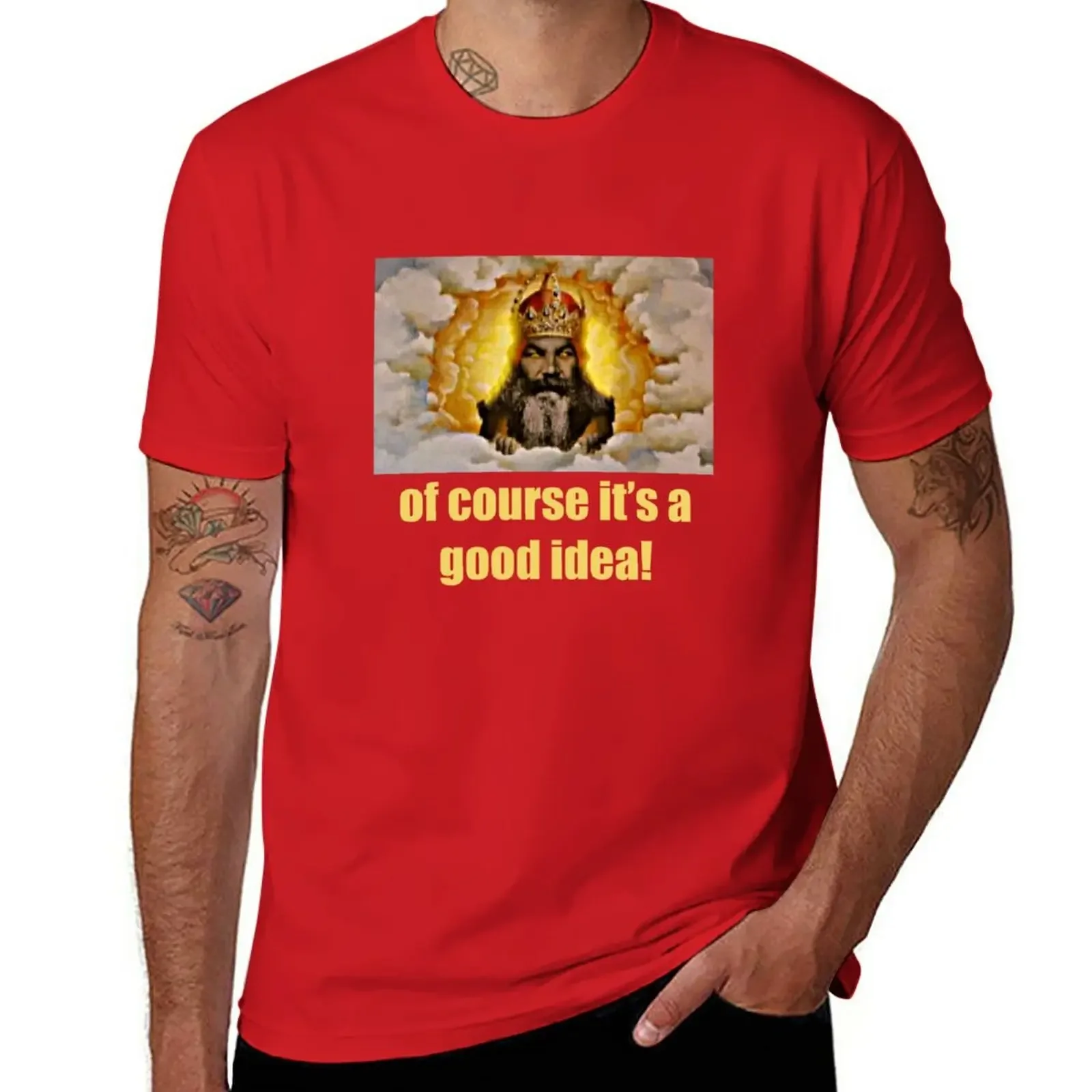 Of course it's a good idea T-Shirt shirts graphic tees quick drying funnys mens clothes
Of course it's a good idea T-Shirt shirts graphic tees quick drying funnys mens clothes