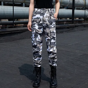 Outdoor High Waist Multicolour Womens Cargo Pants Plus Size Loose Comfortable Trousers Military Fan Bound Green Joggers