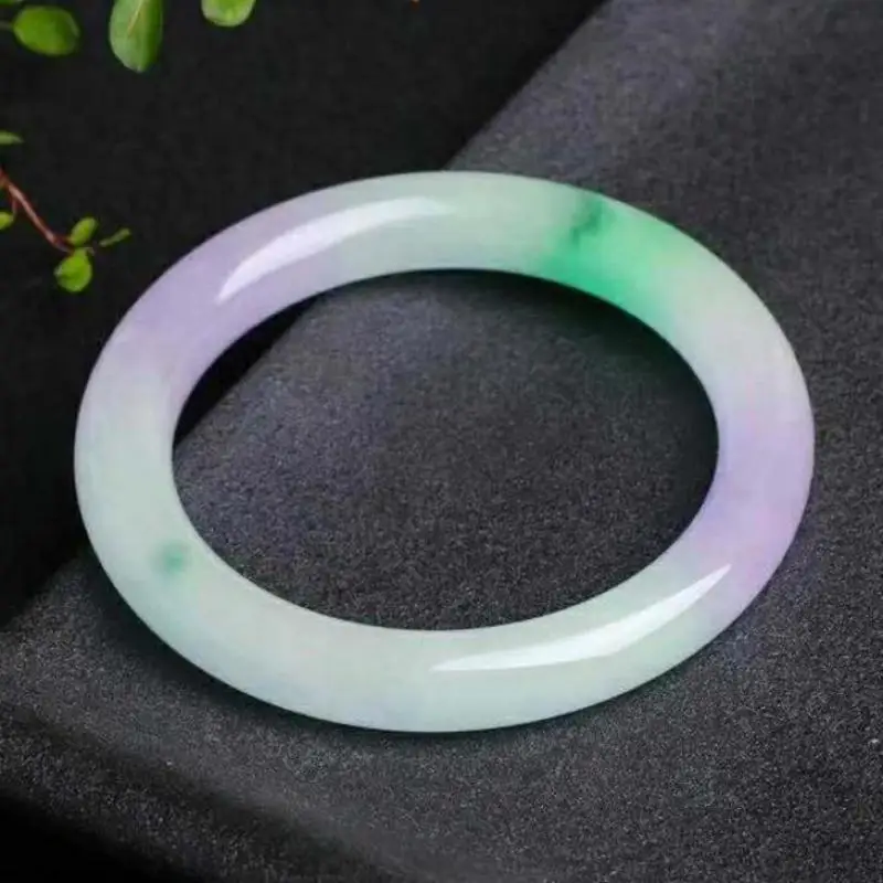 Genuine Grade A Myanmar Jadeite With Certificate Natural Stone High Ice Floating Purple Green Burma Jade Round Bangle Women
Genuine Grade A Myanmar Jadeite With Certificate Natural Stone High Ice Floating Purple Green Burma Jade Round Bangle Women