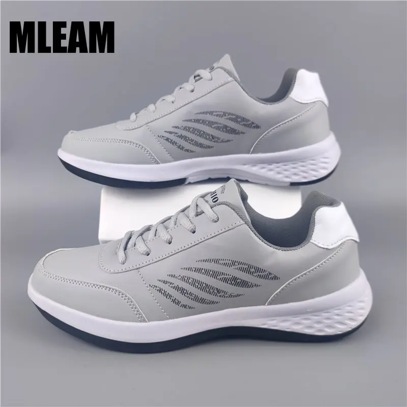 2023 New Men Leather Casual Shoes Sneakers Fashion Italian Breathable Lightweight Leisure Shoes Non-Slip Male Vulcanized Shoes
2023 New Men Leather Casual Shoes Sneakers Fashion Italian Breathable Lightweight Leisure Shoes Non-Slip Male Vulcanized Shoes