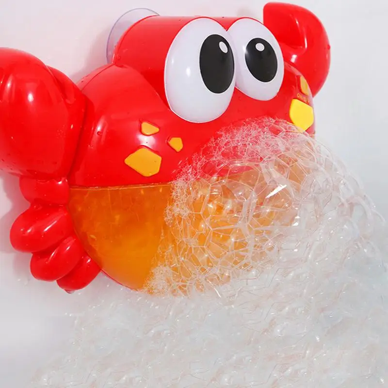 

Bubble Crab Bath Toy Crab Bubble Machine Bath Toy Baby Bath Toy With Music And Light Bathtub Soap Machine Bathroom Toys for Kids