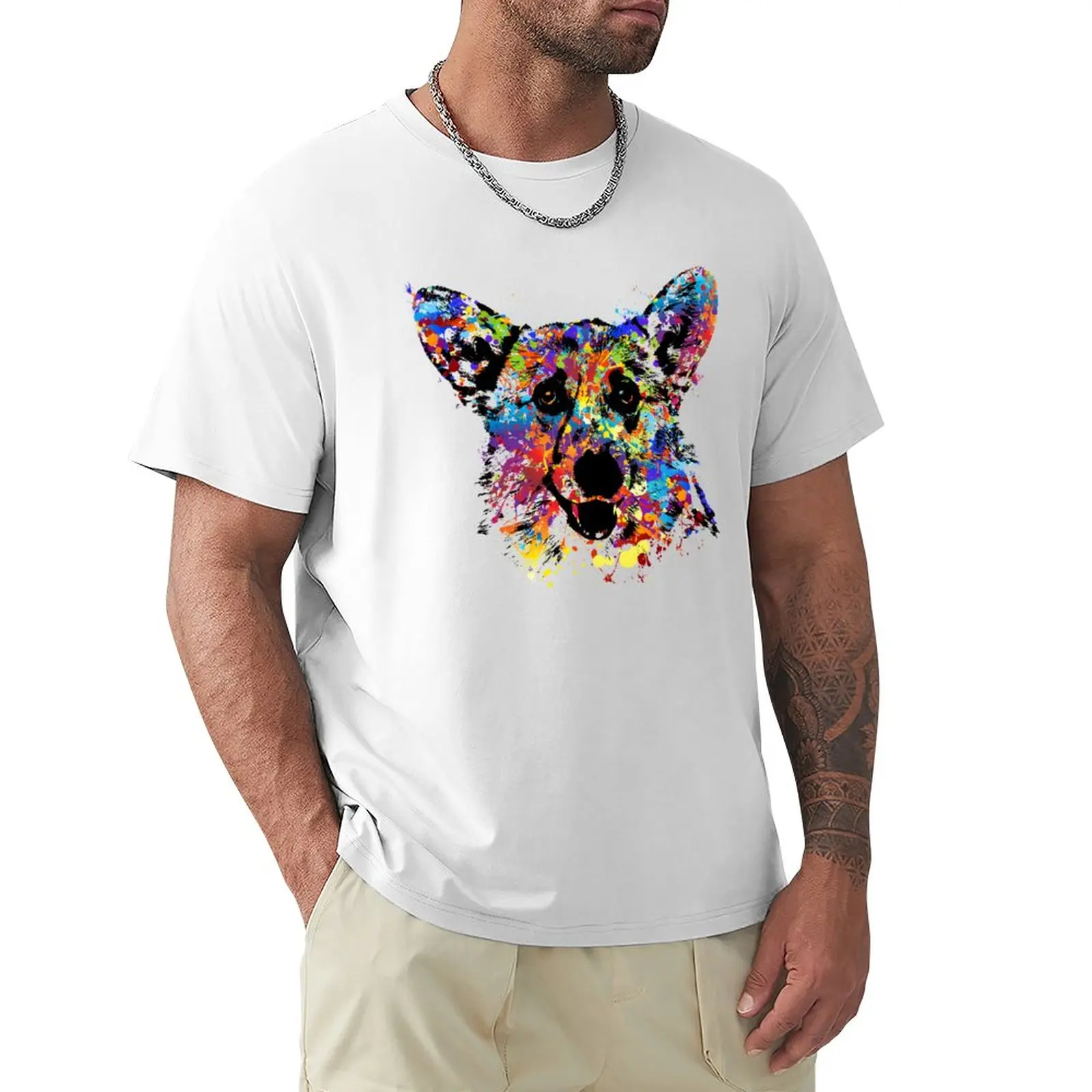 ColorfulCorgi Portrait T-Shirt shirts graphic tees new edition Aesthetic clothing t shirt for men
ColorfulCorgi Portrait T-Shirt shirts graphic tees new edition Aesthetic clothing t shirt for men