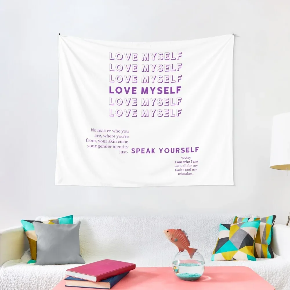 Love Myself - Speak Yourself Tapestry Home Decoration Custom Room Decoration Korean Style Home Decorations Tapestry
Love Myself - Speak Yourself Tapestry Home Decoration Custom Room Decoration Korean Style Home Decorations Tapestry