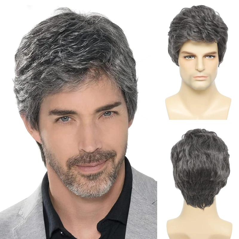 Cool Brown Fashion Curled Wig Short for Man Piece DIY Personalized Hair Extensions for Daily Use Glueless Wigs Ready To Wear
Cool Brown Fashion Curled Wig Short for Man Piece DIY Personalized Hair Extensions for Daily Use Glueless Wigs Ready To Wear