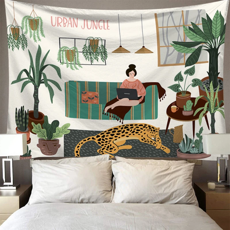 Tapestry Funny Fun Series Background Hanging Cloth Ins Home Room Decor Bedside Wall Decoration Green Plant Tapestries Tablecloth
Tapestry Funny Fun Series Background Hanging Cloth Ins Home Room Decor Bedside Wall Decoration Green Plant Tapestries Tablecloth