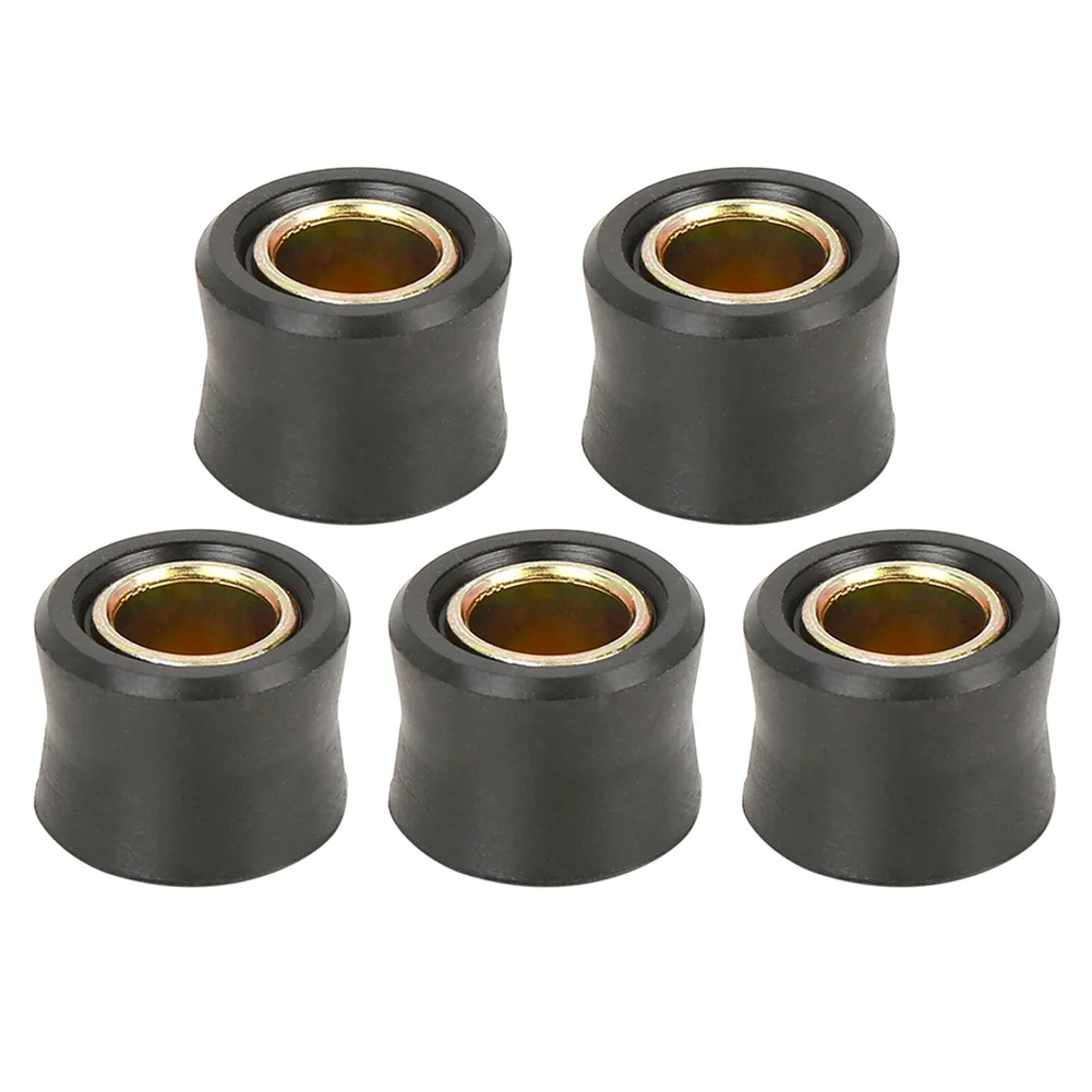 

Motorbike Rear Shock Absorber Cushion 5pcs Universal Black Rubber Ring Bush 12mm Diameter Direct Replacement