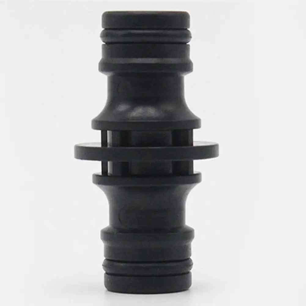 

2 Way Garden Hose Connector Joiner Coupler Watering Water Pipe Tap Male Black Adapter Extender Set For Hose Pipe Tube