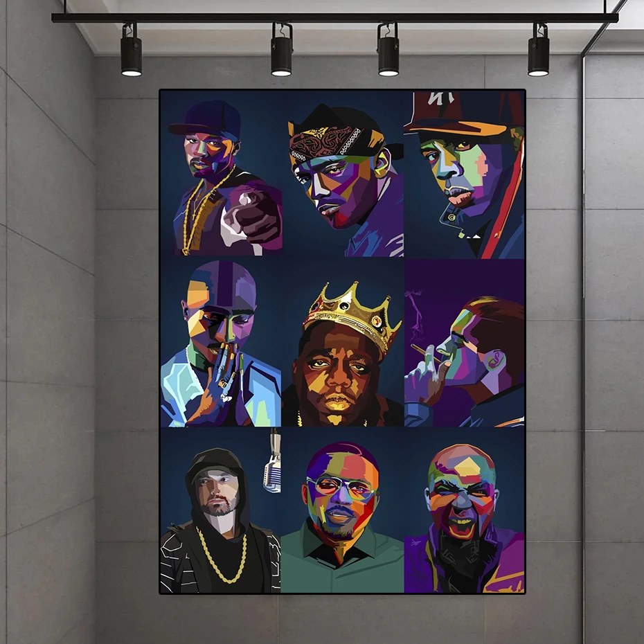 Hip Hop Singer Collection Poster Fashion Wall Art Classic Star Picture Home Decorative Rapper Canvas Painting for Living Room
Hip Hop Singer Collection Poster Fashion Wall Art Classic Star Picture Home Decorative Rapper Canvas Painting for Living Room