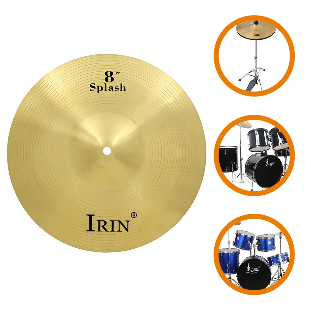 

Cymbal Drumkit Drum Set Music Instrument Beginners Professional Performance Accessory for Drum Player 8/10/12/14/16 Inch