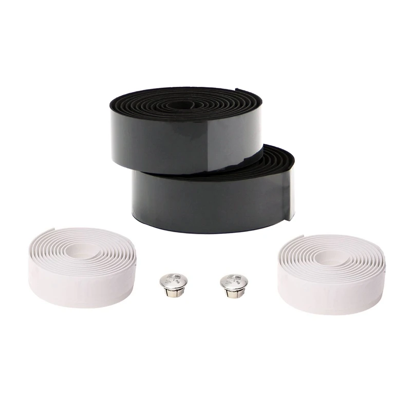 2 Pair Road Bike Bicycle Cork Handlebar Bar Grip Wrap Tape + 2 Bar Plugs - Black & White
2 Pair Road Bike Bicycle Cork Handlebar Bar Grip Wrap Tape + 2 Bar Plugs - Black & White