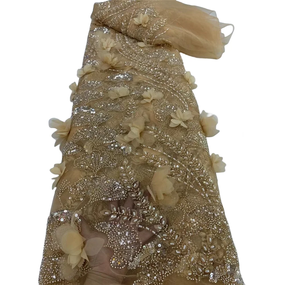 Luxury Fashion Sequins Beads L-1401665 African High Quality Nigerian French Tulle Fabric For Wedding Dresses
Luxury Fashion Sequins Beads L-1401665 African High Quality Nigerian French Tulle Fabric For Wedding Dresses