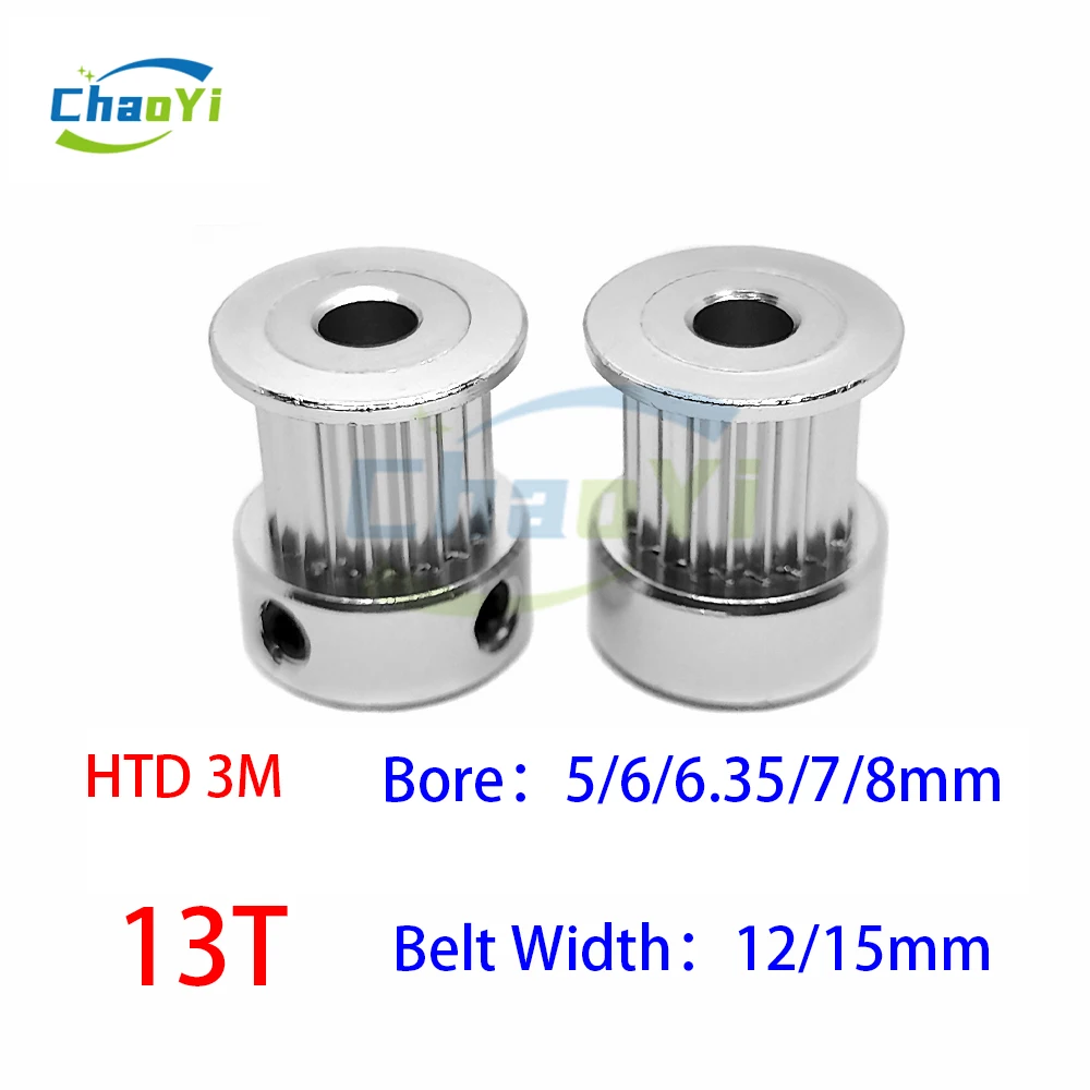 HTD 3M 13 Teeth Timing Pulley Bore 5/6/6.35/7/8mm For 3M Belt Width 12/15mm 3M 13Teeth Synchronous Wheel 13T Gears Sheave
HTD 3M 13 Teeth Timing Pulley Bore 5/6/6.35/7/8mm For 3M Belt Width 12/15mm 3M 13Teeth Synchronous Wheel 13T Gears Sheave