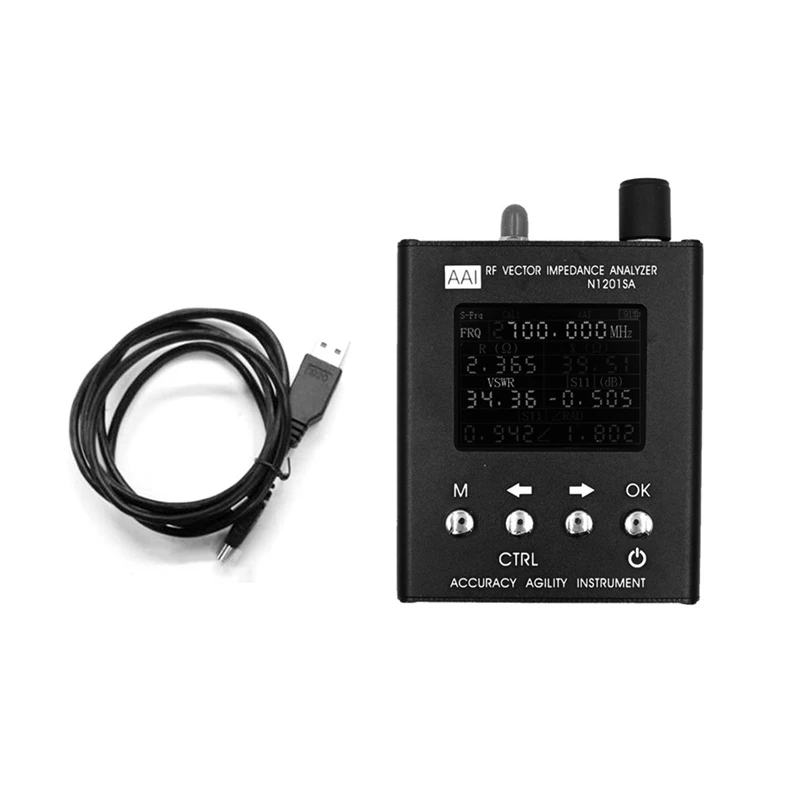 N1201SA 140Mhz - 2.7Ghz UV RF Vector Impedance ANT SWR Antenna Analyzer Meter Part Tester Resistance/Impedance/SWR
N1201SA 140Mhz - 2.7Ghz UV RF Vector Impedance ANT SWR Antenna Analyzer Meter Part Tester Resistance/Impedance/SWR