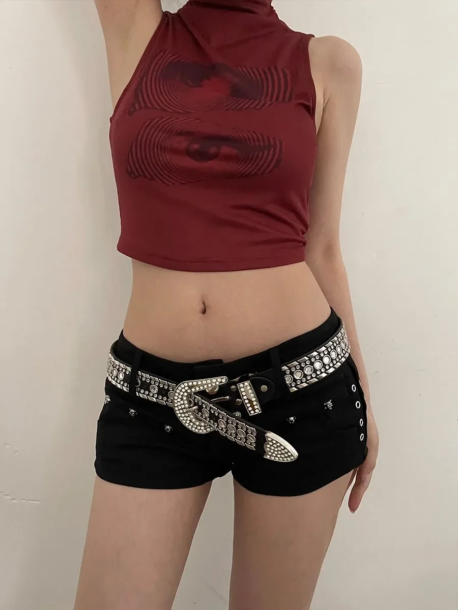 Y2k American Niche Personality Fashion Spicy Girl Wide Belt Female Decoration 2024 New Rhinestones with Pants Fashion Belt 
Y2k American Niche Personality Fashion Spicy Girl Wide Belt Female Decoration 2024 New Rhinestones with Pants Fashion Belt